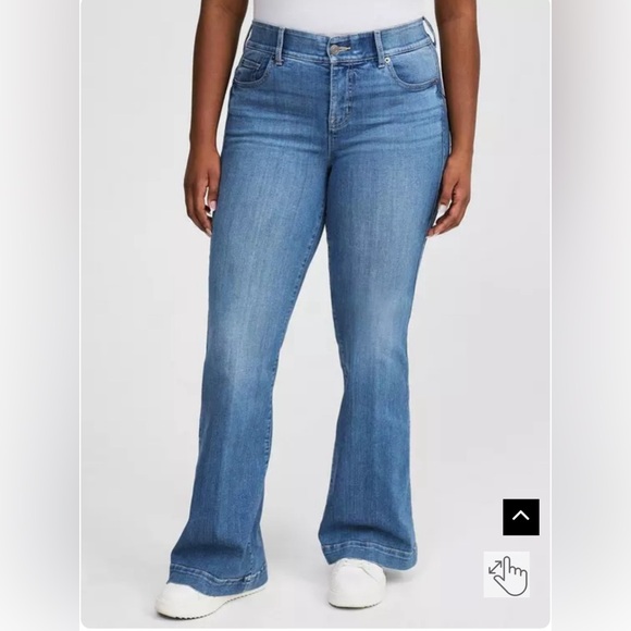 Torrid Bombshell Flare Premium Stretch Men Jeans - Light Blue - Size 14R - Picture 3 of 11